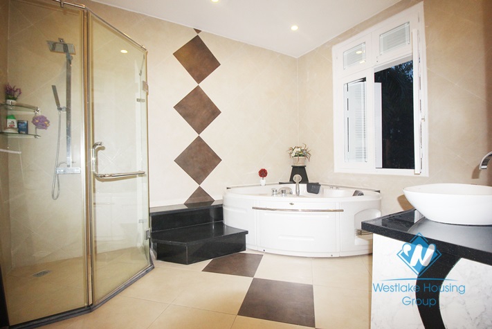 Beautiful fully furnished villa for rent in T block, Ciputra, Tay Ho, Hanoi 